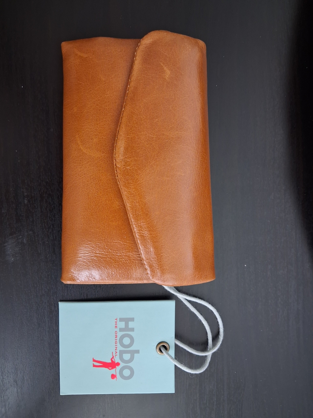 Hobo Tan Leather Wallet -